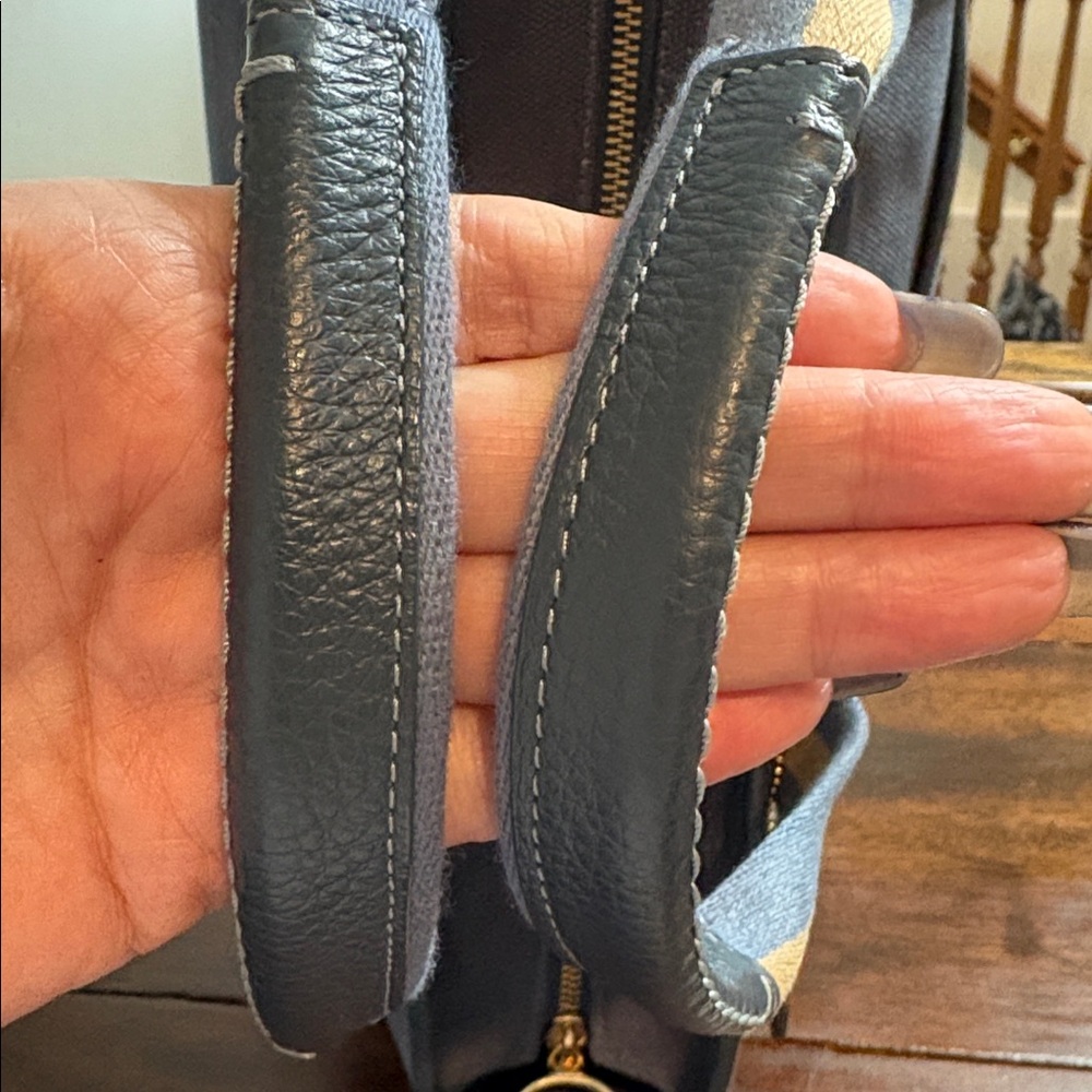 COACH Ellis Weekender Tote in Colonial Blue - Picture 7 of 17
